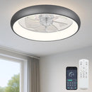 Axyaa Pendant Arm Ceiling Fan with Built-in LED Light, Adjustable Speed and Silent Operation