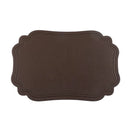 Axyaa PU Leather Placemats Set of 10 - Waterproof Non-Slip Heat Insulation Tableware Mats
