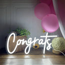 Axyaa Neon Happy Birthday Mr & Miss Lighted Sign Clear Background LED Decoration