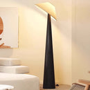 Axyaa Black Wood Large Floor Lamp: Wooden Standard Light for Living Room, Sofa Stand Lighting
