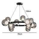 Axyaa LED Pendant Light for Modern Home Decor & Dining Room Chandeliers