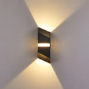 Axyaa Outdoor Cube Wall Light - Waterproof Modern Sconce for Garden and Porch