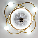 Axyaa Nordic Ceiling Fan Light Remote Control 6 Speed Bedroom Living Room Fan