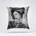 Axyaa Geisha Memoirs Decorative Cushion Cover 45x45 - Luxury Pillowcase for Home Decor