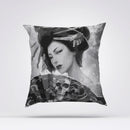 Axyaa Geisha Memoirs Decorative Cushion Cover 45x45 - Luxury Pillowcase for Home Decor
