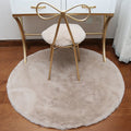 Axyaa Faux Fur Plush Suede Carpet: Soft, Fluffy Rug for Kids, Game Room, or Bedroom