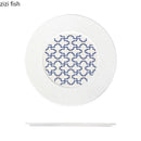 Axya Ceramic Dinner Plate Set | Restaurant Quality Steak, Pasta, Dessert Plates