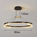 Axyaa Modern LED Pendant Chandeliers for Living Room and Dining Room Lighting