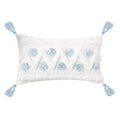 Geometric Tufted Tassel Pillow Covers for Home Decor by Axyaa