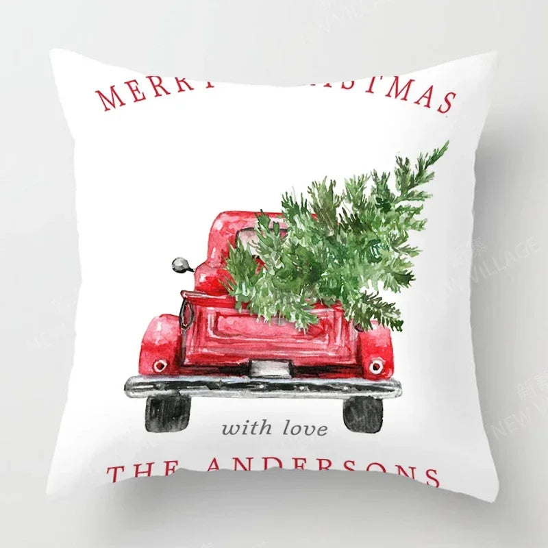 Axyaa Christmas Series Pillowcases for Festive Home Decor 40x40 50x50 60x60 35x35