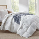 Axyaa Luxury Queen Size Down Feather Comforter - All Season Fluffy Duvet Insert