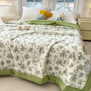 Axyaa Floral Lightweight Summer Quilt - Ultra-Fine Fiber Filling, High-Quality Fabric