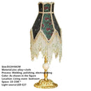 Axyaa French Tassels Table Lamp - Retro Style for Living Room or Bedroom