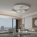 Axyaa Modern Minimal Ceiling Fan Light: Ultra-Thin Summer/Winter Smart Silent Ceiling Lights