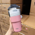 Axyaa Stainless Steel Thermal Coffee Cup Double Insulation Large Capacity Water Bottle