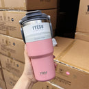 Axyaa Stainless Steel Thermal Coffee Cup Double Insulation Large Capacity Water Bottle