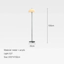 Nordic Bauhaus Style Mushroom Floor Lamp Axyaa Design - Creative Bedroom Tea Table Acrylic Lamp