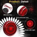 Axyaa LED Rear Bumper Reflector Lights for Toyota Corolla, Nissan Qashqai, X-Trail