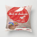 Axyaa Christmas Printed Pillowcases - Festive Home Decor Items