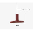 Axyaa Red Chandelier: Danish Style, Post-Modern Bauhaus Art for Bedroom, Restaurant, Study
