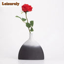 Axyaa Black Cloud Ceramic Vase Donuts Flower Pot Nordic Style Home Office Decor
