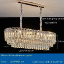 Axyaa Crystal Ceiling Lamp - Modern Minimalist Home Decoration Light for Living Room
