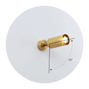 Axyaa Copper Ceiling Spotlight Wall Lamp Adjustable Sconces for Livingroom Bedroom