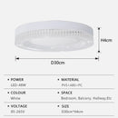 Axyaa LED Crystal Ceiling Light - Modern Design for Home Decor