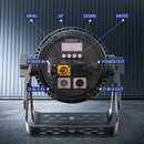 Axyaa 14LEDs Waterproof RGBW Par Light: DMX Sound Control Stage Effect for Disco Club