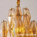 Axyaa Vintage Glass Chandelier: Elegant Antique-Style Lighting Fixture for Living, Dining, Bedroom