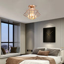 Axya Crystal Ceiling Chandelier LED Modern Industrial Lights E27 Bulb Base
