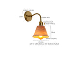 Axyaa Vintage White Ceramic LED Wall Sconce - Nordic Minimalism Stair Loft Bedroom Light