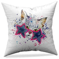 Axyaa Animal Print Pillowcase in Peach Skin Fabric - Modern Simple Cartoon Design