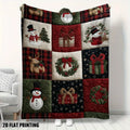 Axyaa Christmas Plaid Flannel Blanket: Ultra-Soft Bedspread/Throw, Cozy Winter Accent