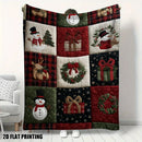 Axyaa Christmas Plaid Flannel Blanket: Ultra-Soft Bedspread/Throw, Cozy Winter Accent
