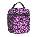 Axyaa Animal Print Insulated Lunch Bag: Portable Thermal Box for Work, Picnic.