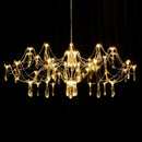 Axyaa Starry Sky Crystal Pendant Light for Living Room & Bedroom