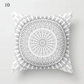 Axyaa Grey Family Pillowcase Square Cushion Cover for Home Office