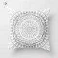 Axyaa Grey Family Pillowcase Square Office Cushion Cover