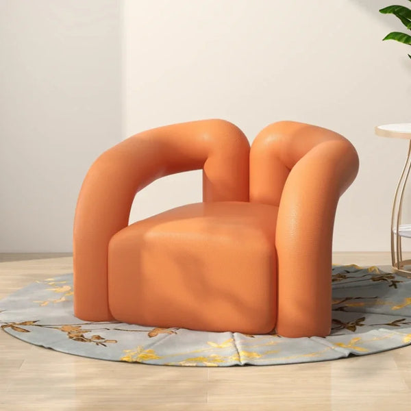 Axyaa Nordic Luxury Armchair - White Designer Vanity Chair