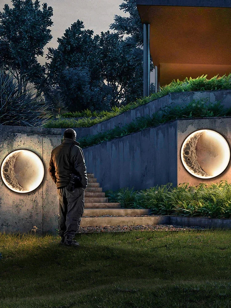 Axyaa Modern Moon LED Wall Light for Corridor & Bedroom Decoration
