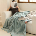 Axyaa Aerobic Rabbit Velvet Jacquard Double-Sided Blanket