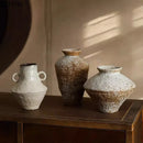 Axyaa Ceramic Vase: Retro Style Table Decor Vase for Classic Floral Arrangements