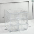 Axyaa Acrylic 9-Grid Jewelry Storage Box Organizer