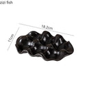 Axya Ceramic Egg & Candy Tray, Specialty Tableware for Molecular Cuisine