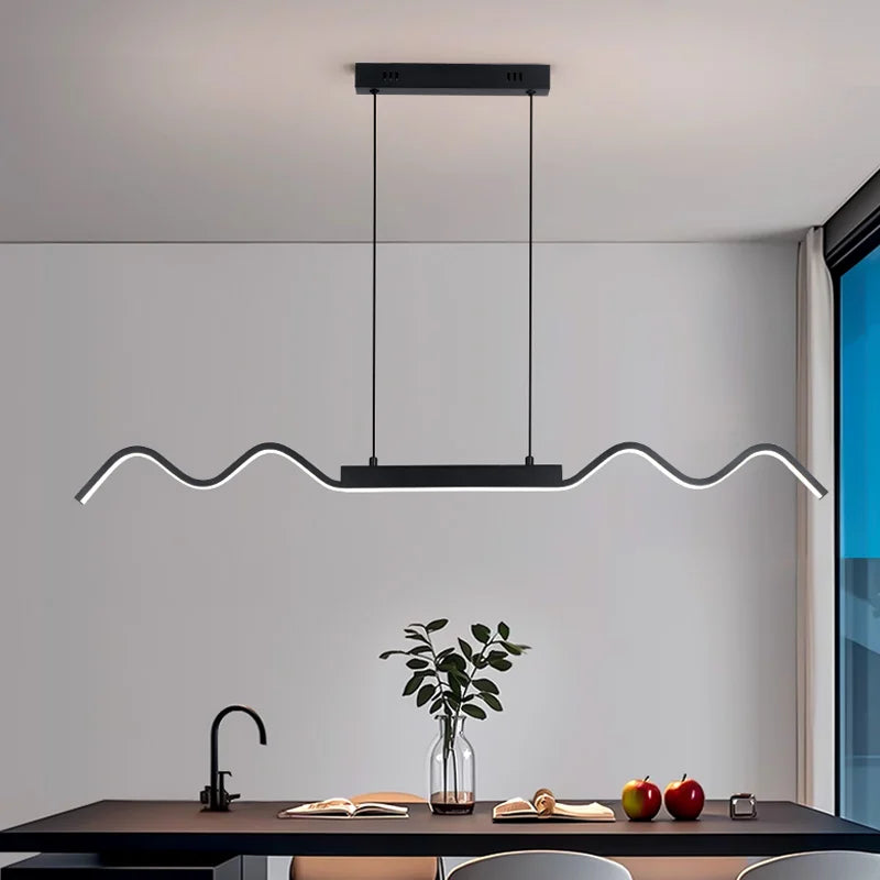 Axyaa Modern Simple Pendant Chandelier for Dining Room, Kitchen, and Living Room