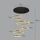 Axyaa Modern LED Chandelier Pendant Ceiling Light for Indoor Dining Room