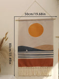 Axyaa Macrame Mountain Wall Tapestry for Aesthetic Home Decor