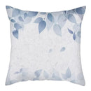 Axyaa Peacock Feather Polyester Cushion Covers - Leaf Printed Decorative Pillow Cases