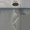 Axyaa Modern Pendant Light LED Chandelier for Indoor Dining Room Lighting